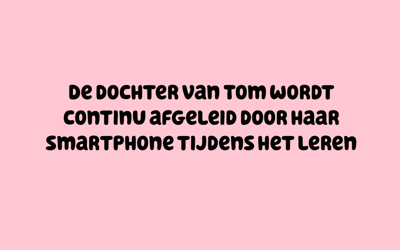 Getuigenis afleiding tijdens leren