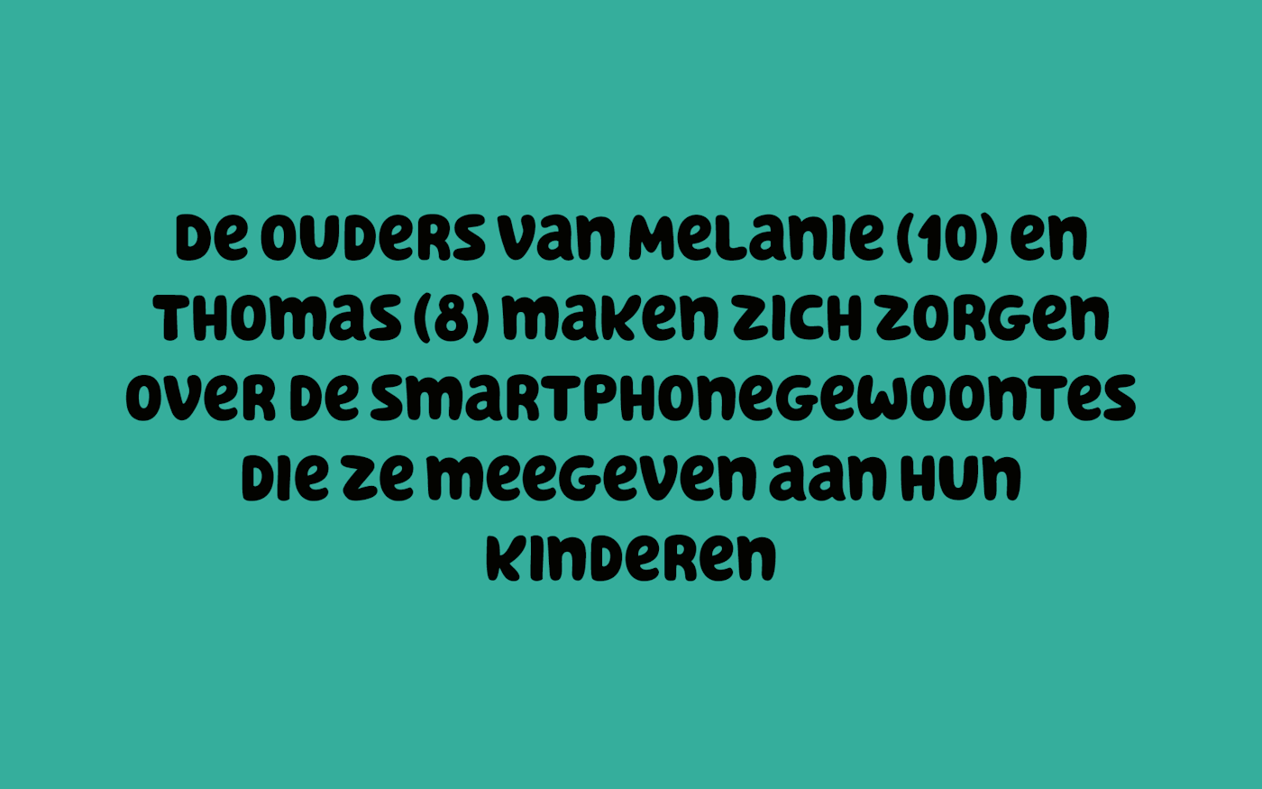 Getuigenis smartphonegewoontes doorgeven